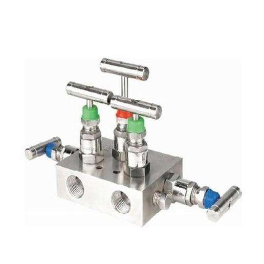Five Valve Manifold, Direct Mount T Type (Pipe X Flange)